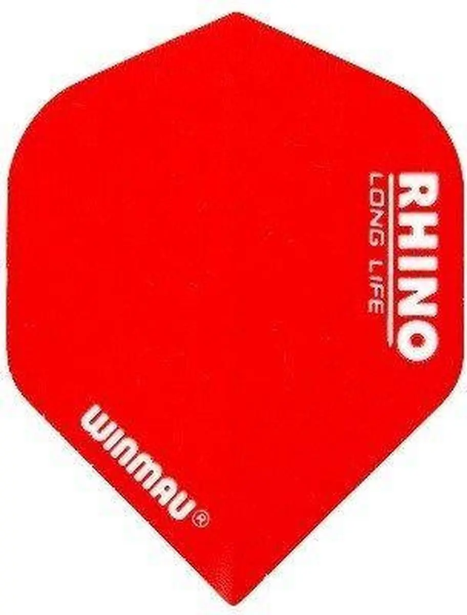 Winmau Rhino Red Flight Dartvleugels - 3 Stuks