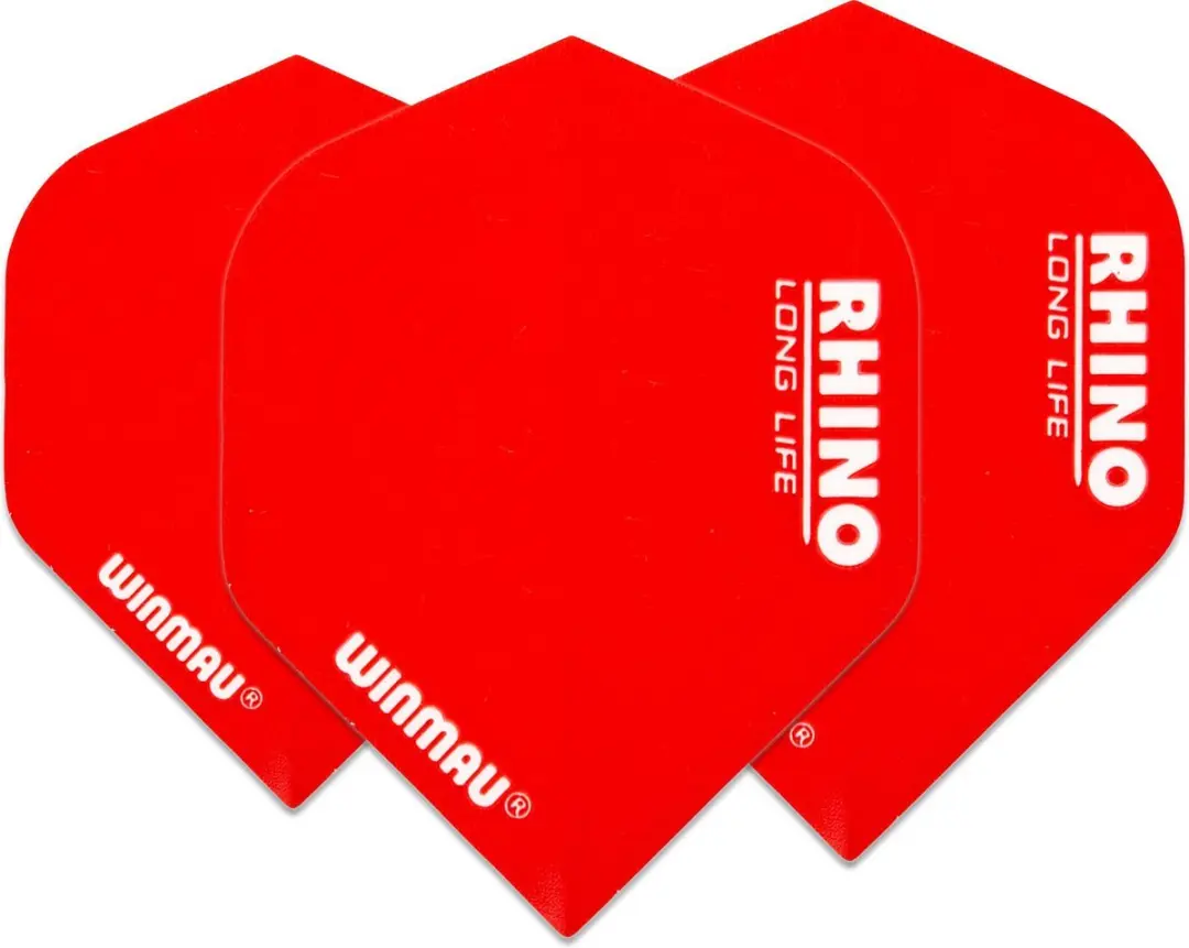 Winmau Rhino Red Flight Dartvleugels - 3 Stuks