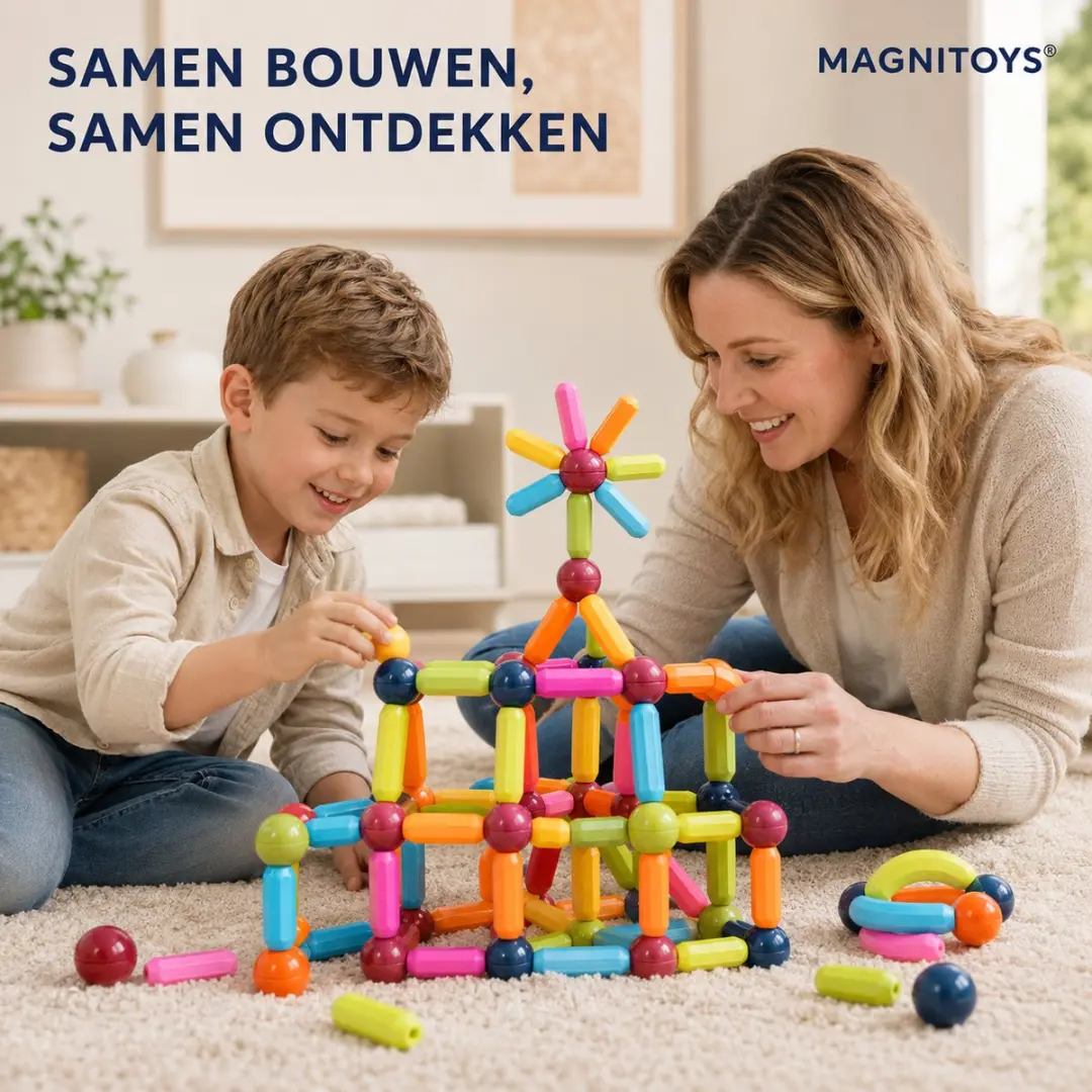 MagniToys Magnetisch Constructiespeelgoed 003 - 74 Stuks