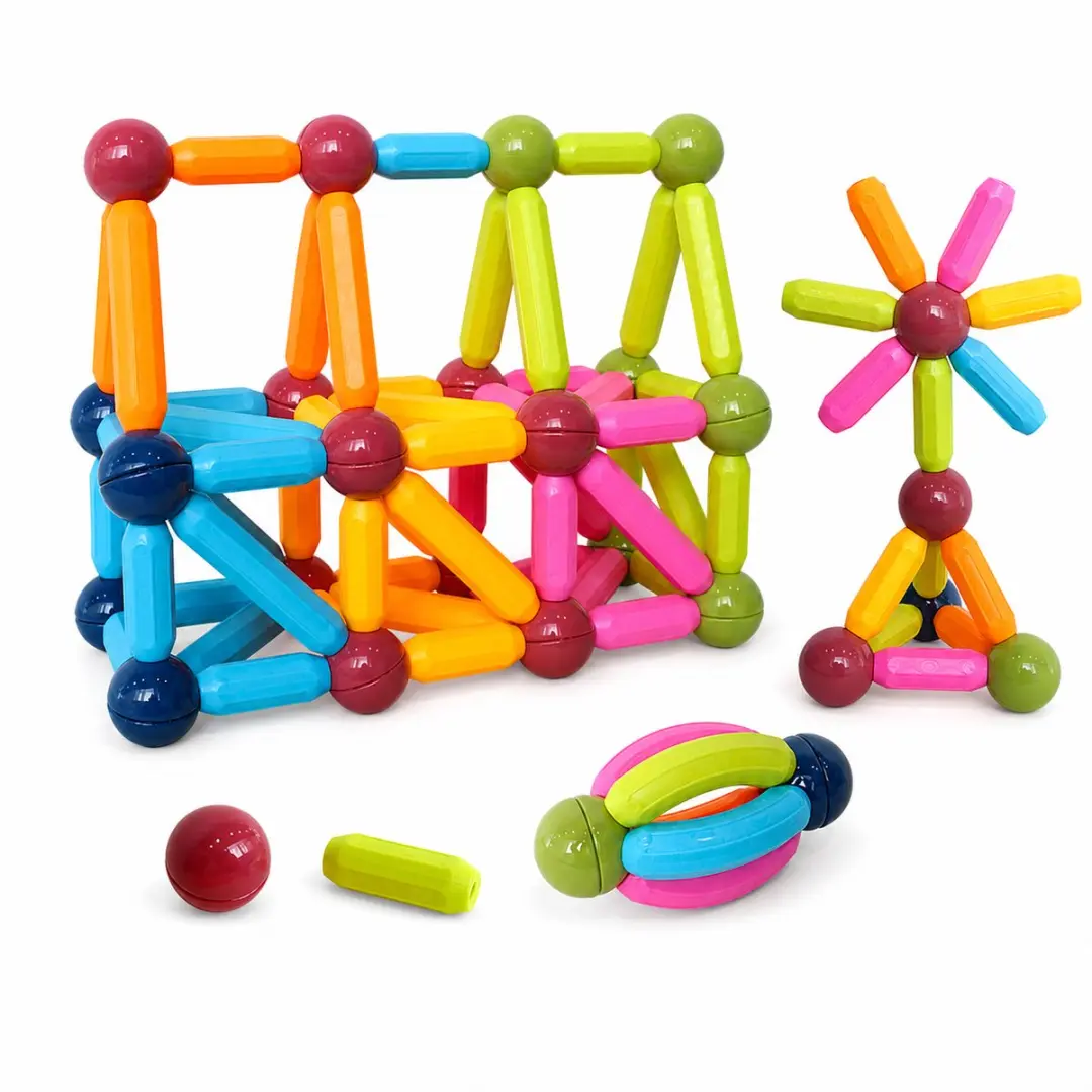 MagniToys Magnetisch Constructiespeelgoed 003 - 74 Stuks