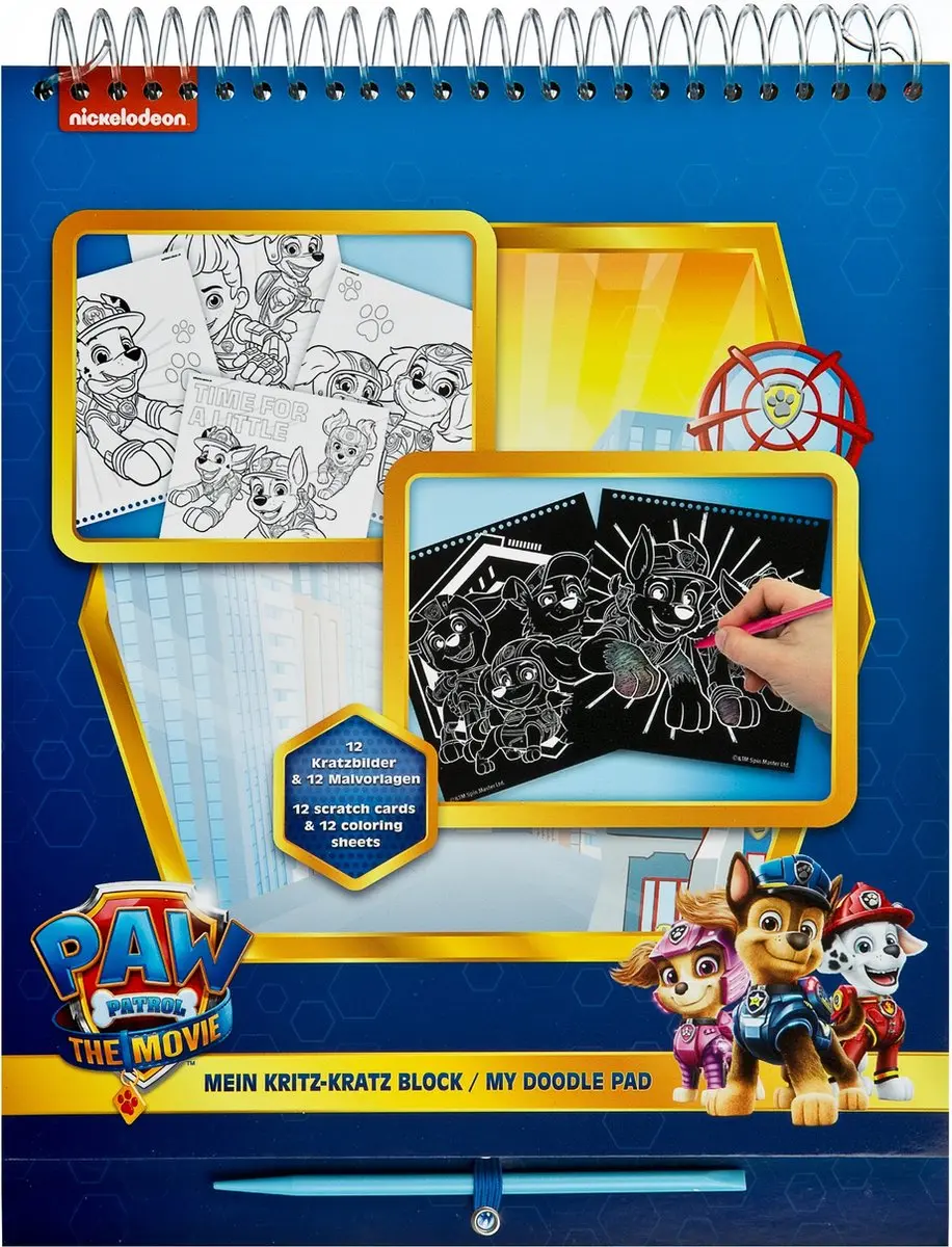 PAW Patrol Krabblok Knutselset - Meerkleurig