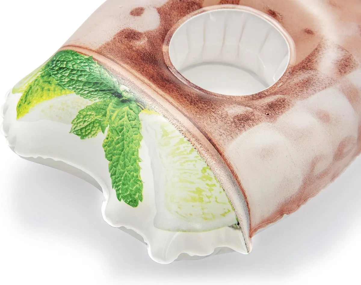 Bestway Floating Muskowa Mule Cocktailhouder - Opblaasbaar - Wit Munt