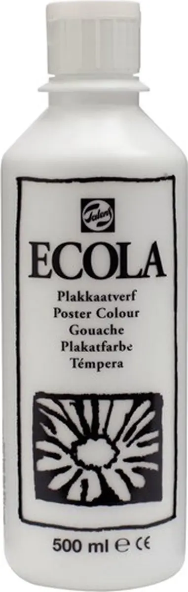 Talens Plakkaatverf Ecola 500ml - Wit