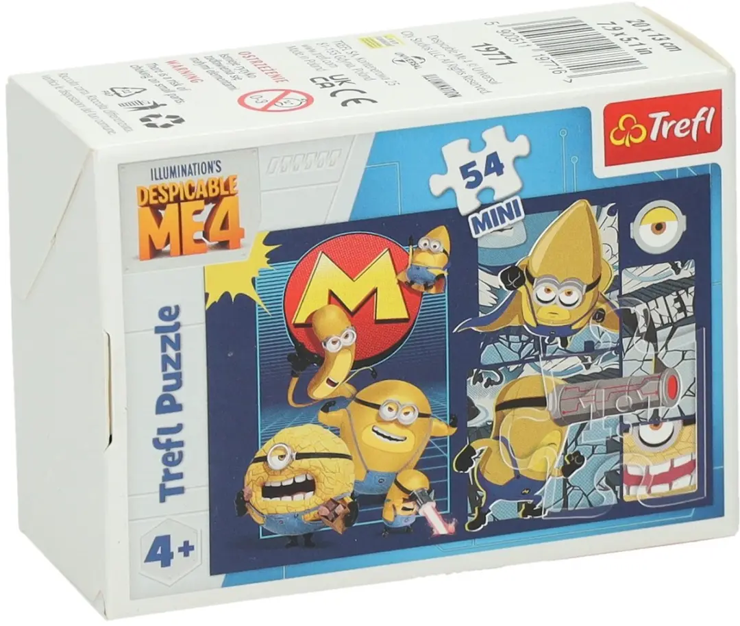 Minions Mini Puzzel 54 Stuks - Multi Kleuren
