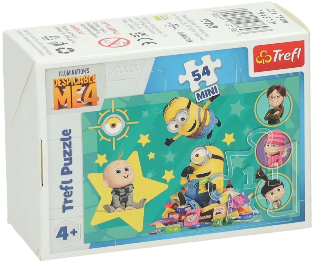 Minions Mini Puzzel 54 Stuks - Multi Kleuren