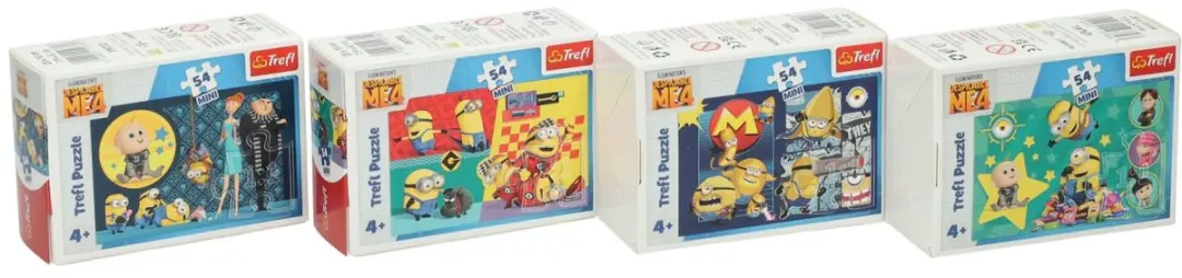 Minions Mini Puzzel 54 Stuks - Multi Kleuren