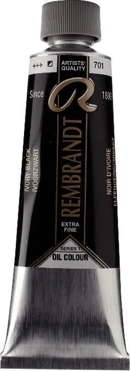 Rembrandt Olieverf Ivoorzwart 701 150ml