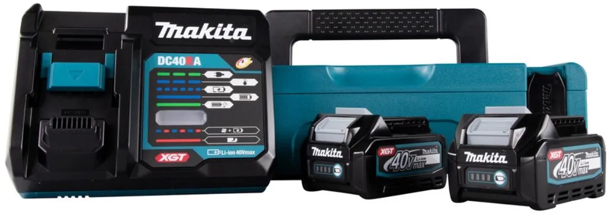 Makita 191J81-6 Set - 2x 40V XGT 2,5Ah Accu + Lader