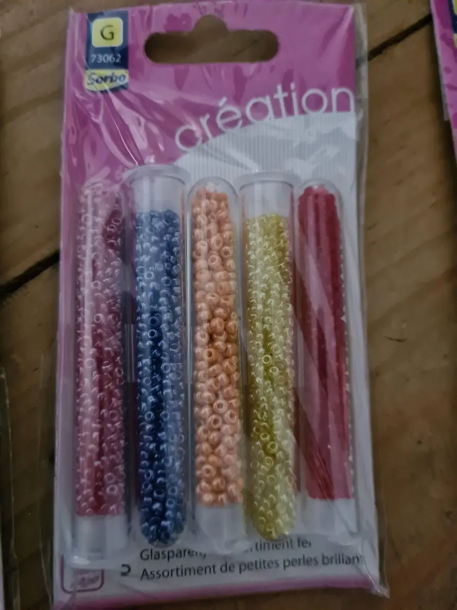 Sorbo Glaspareltjes Assortiment - 5 Kleuren