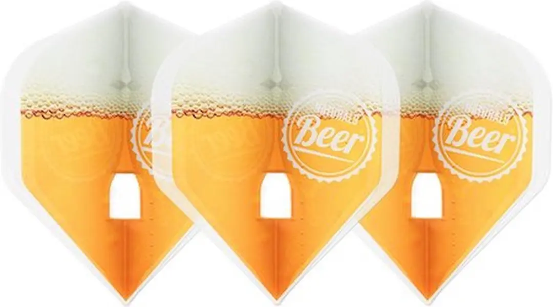 L-Style Champagne L1 N9 Love Beer Dart Flights - 3 Stuks