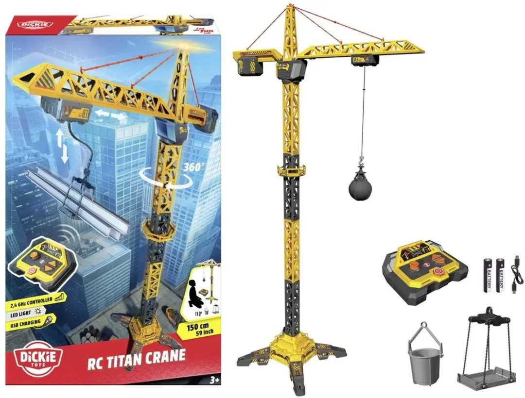 Dickie RC Titan Crane - 3x AAA - Multicolor