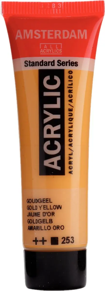 Royal Talens Amsterdam Acryl 253 Goudgeel 20ml