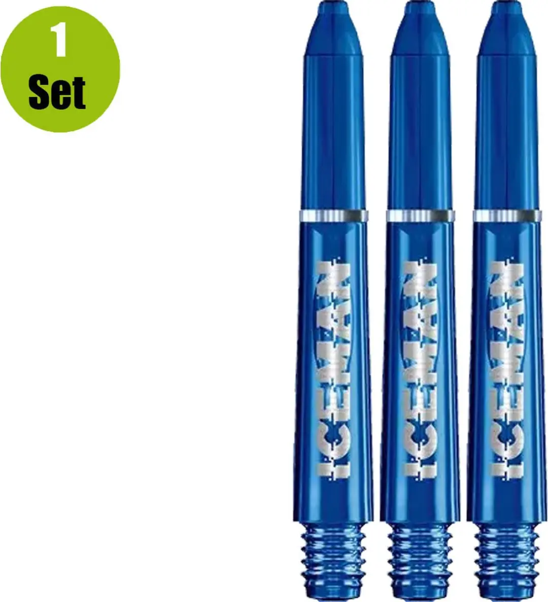 Red Dragon VRX Iceman Blue Dart Shafts TC638 - 3 Stuks