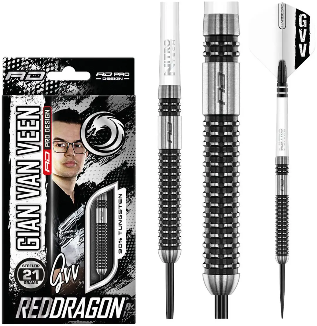 Red Dragon Gian van Veen Axis 90% Dartpijlen