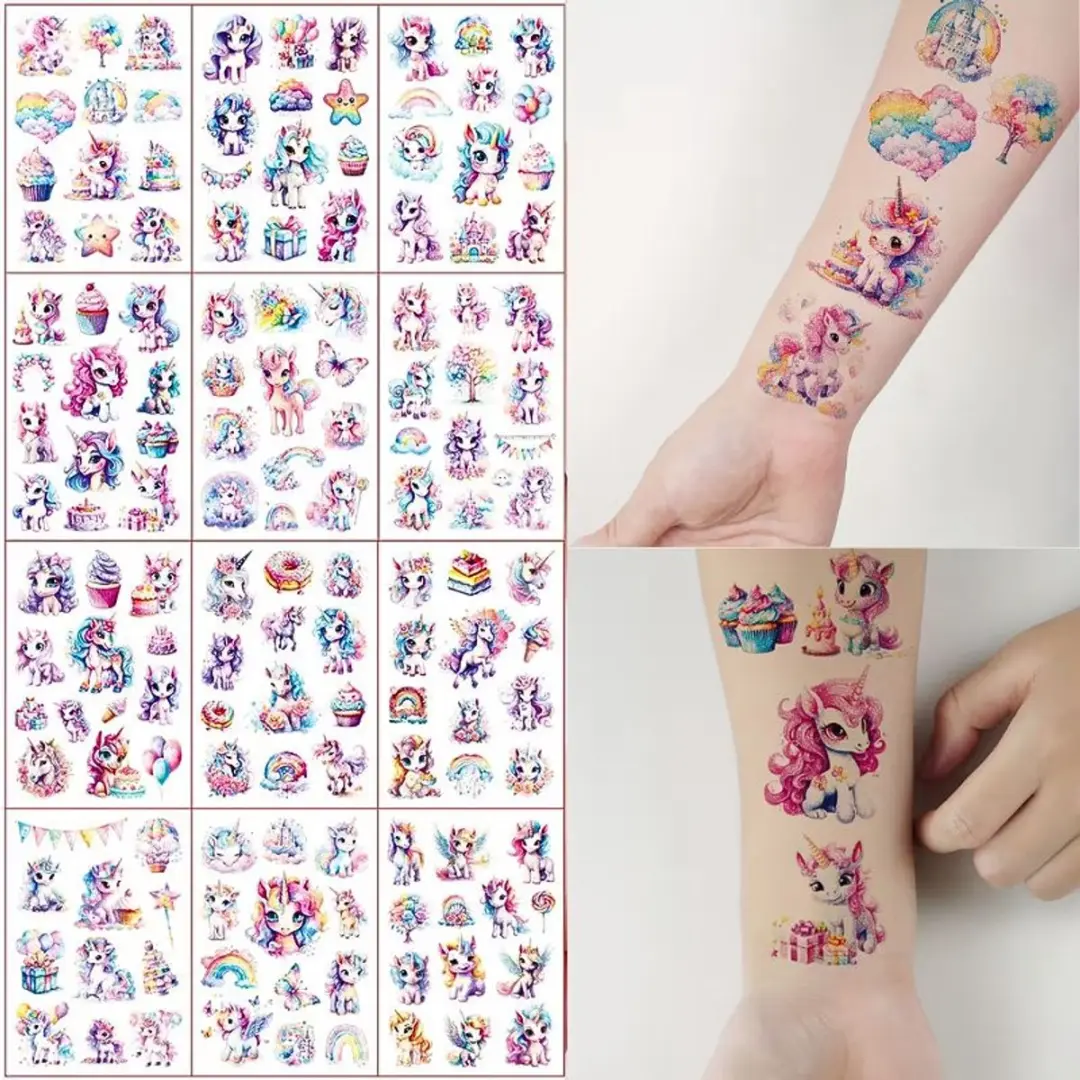 Unicorn Glitter Eenhoorn Tattoos
