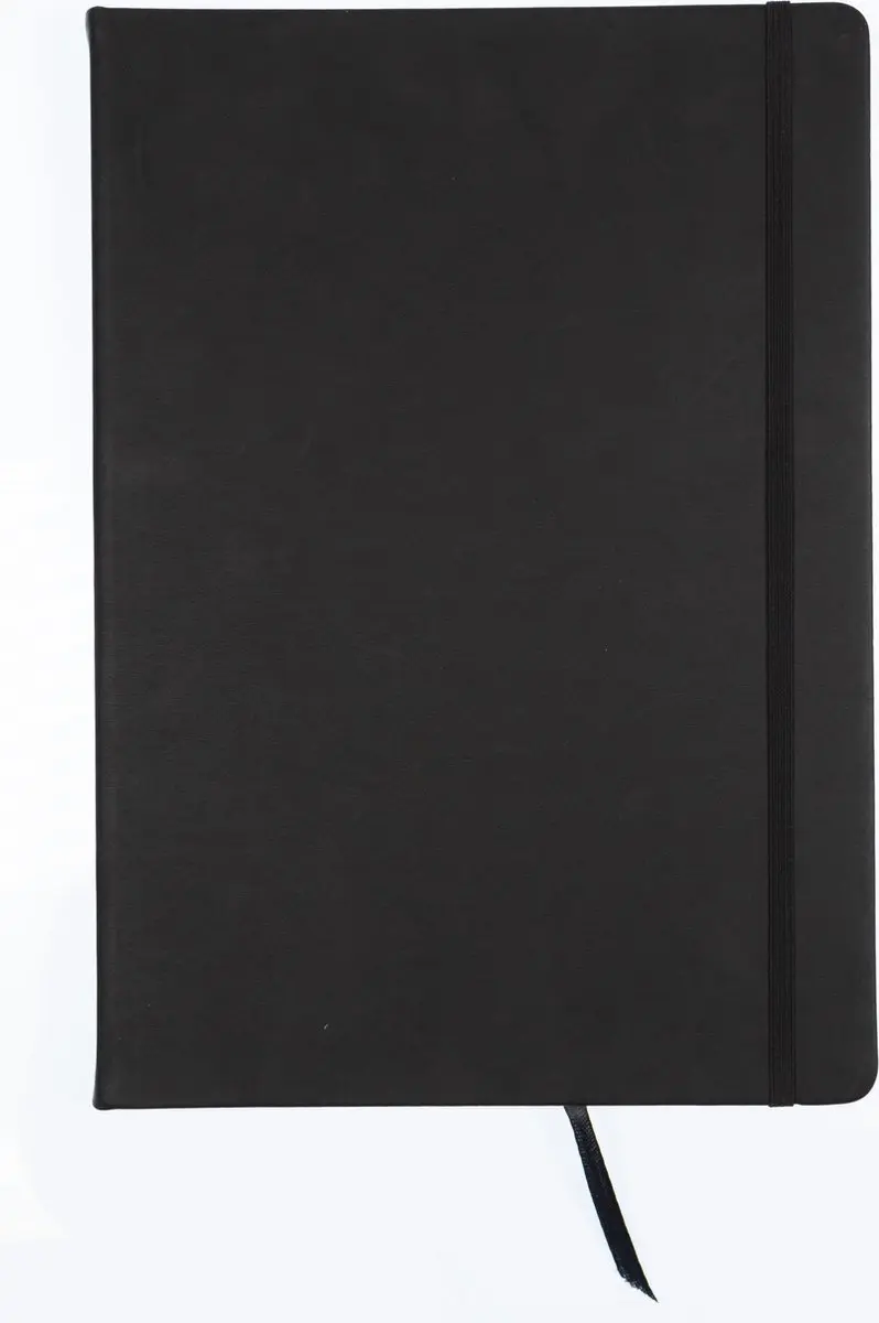 Kangaro K-861240 Schetsboek A4 - Zwart - PU Hardcover