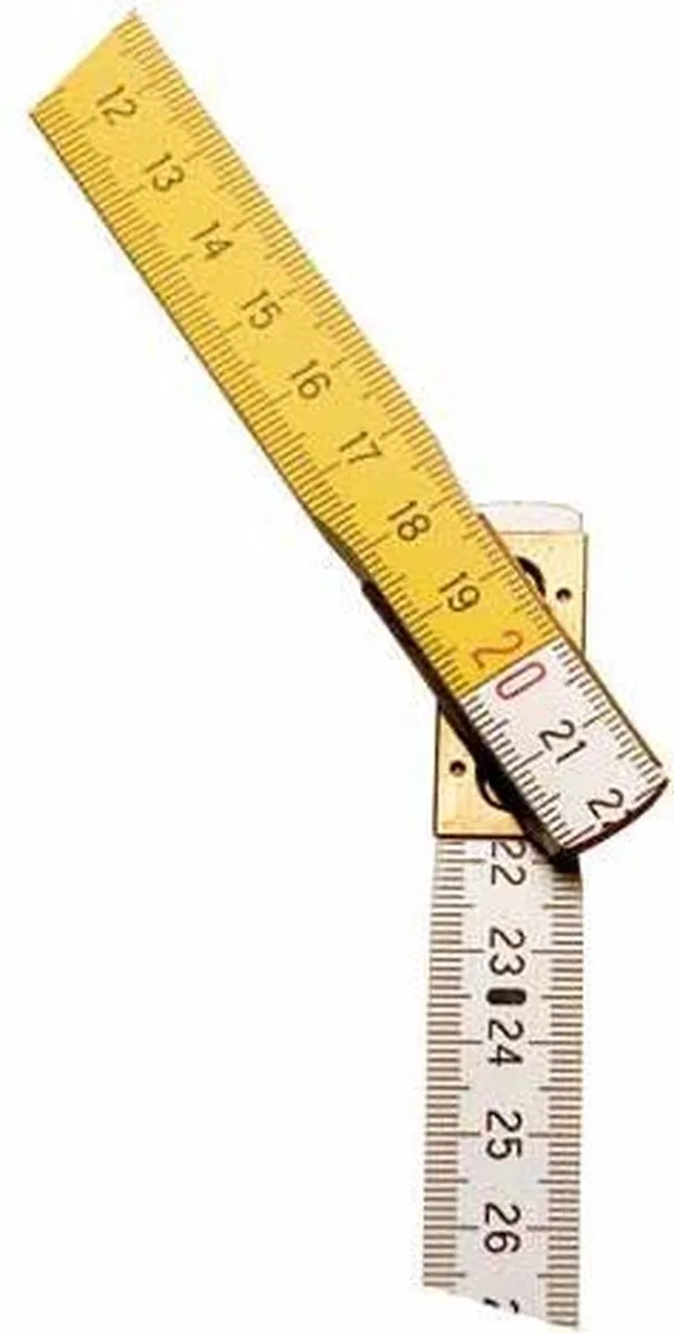 Stanley Duimstok 2m - 15mm Geel/Wit