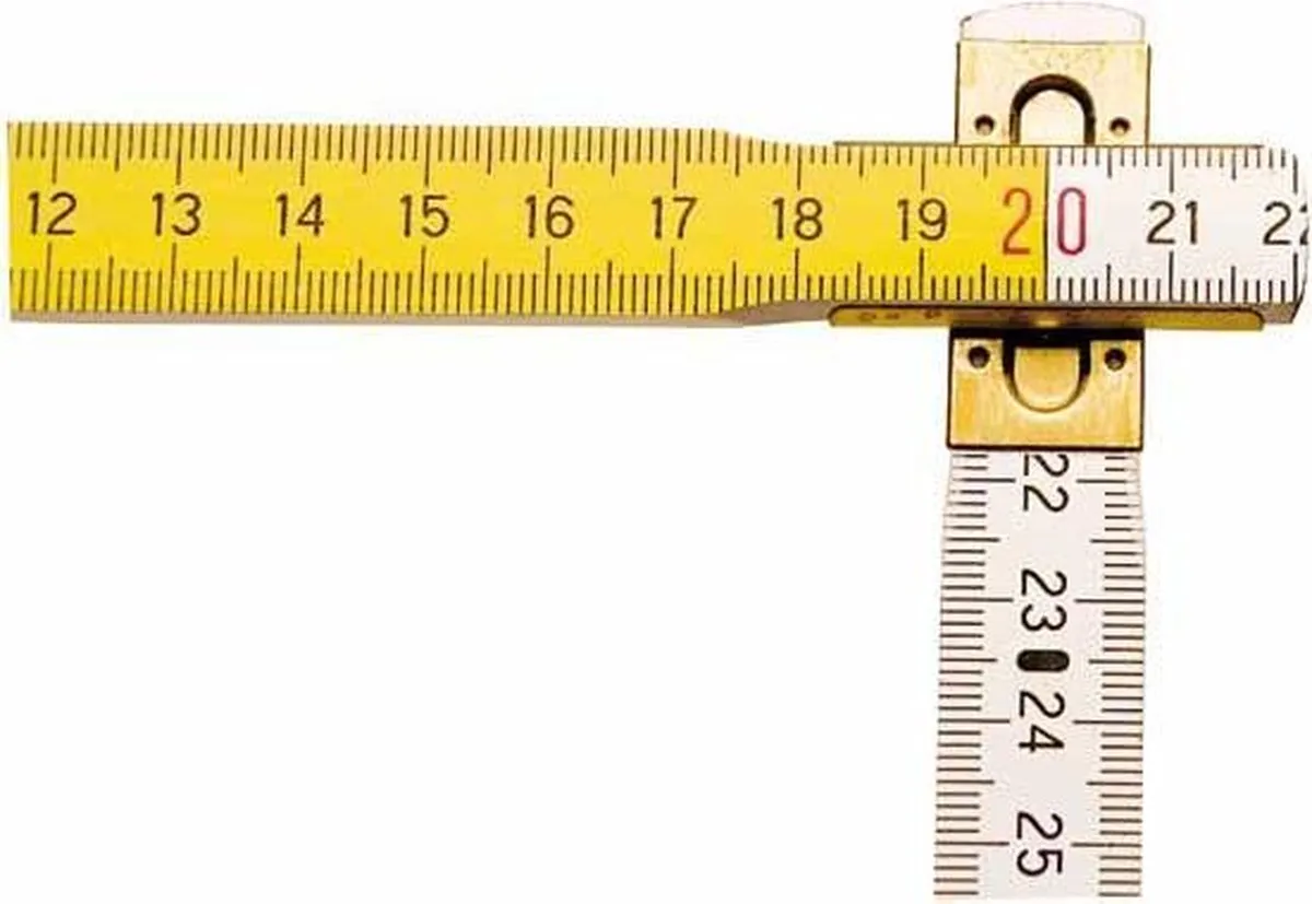 Stanley Duimstok 2m - 15mm Geel/Wit - afbeelding 6 van 6