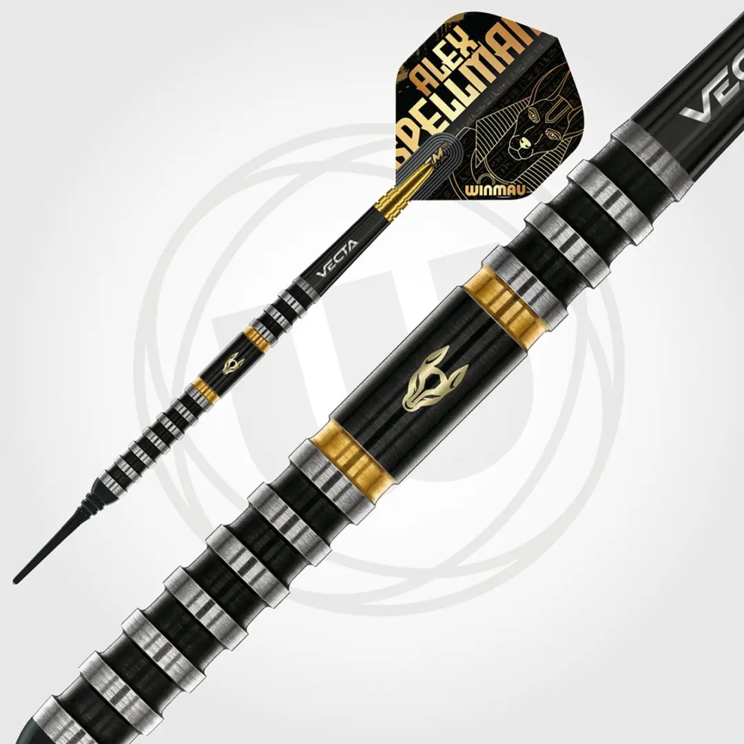 Winmau Alex Spellman 90% Soft Tip Darts - 3 Stuks - afbeelding 3 van 5