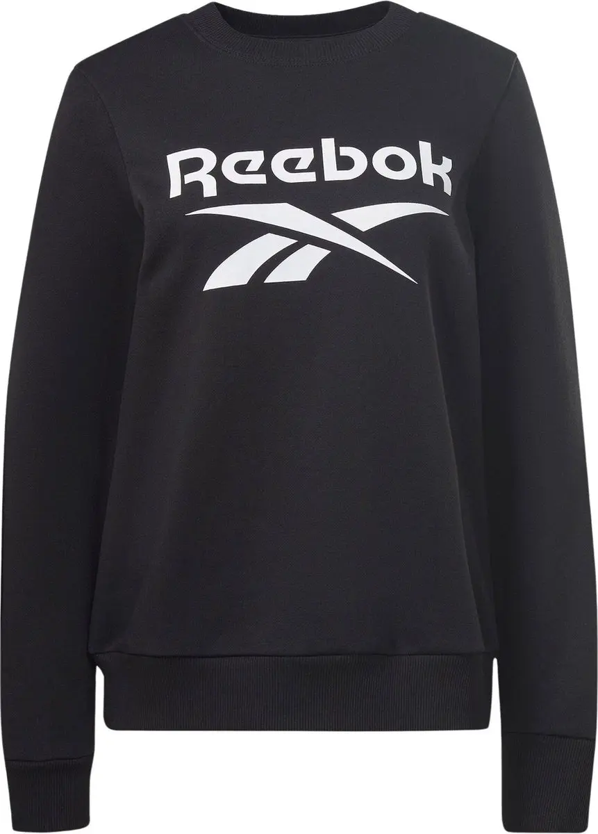 Reebok Identity Fleece Sweater Dames XS - Zwart/Wit
