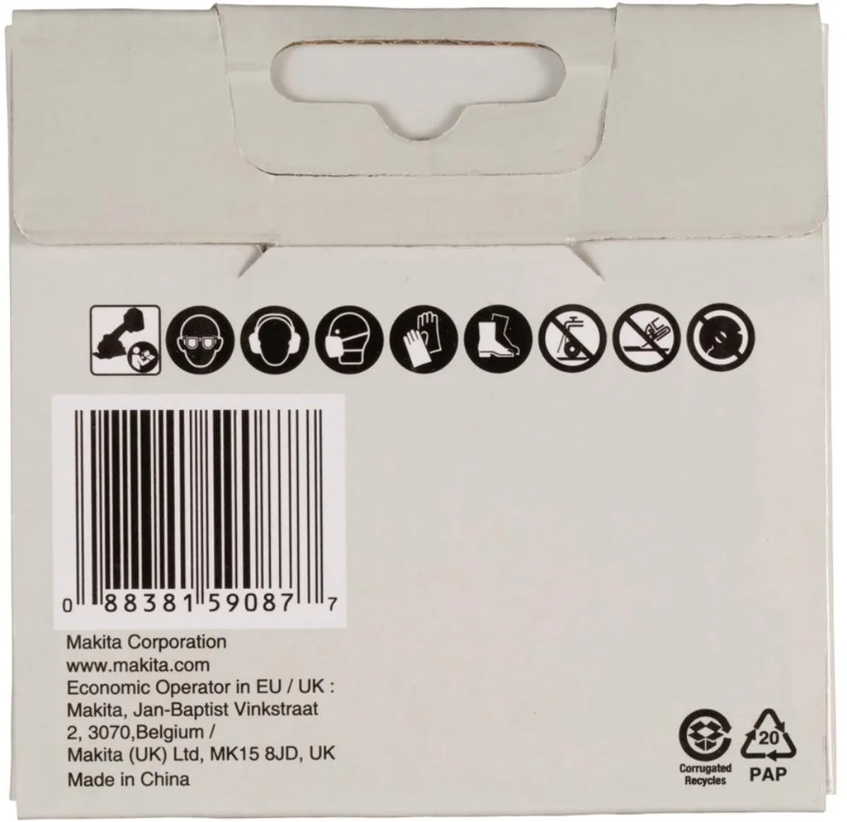 Makita D-74837 Doorslijpschijf 76mm - HM/TCG