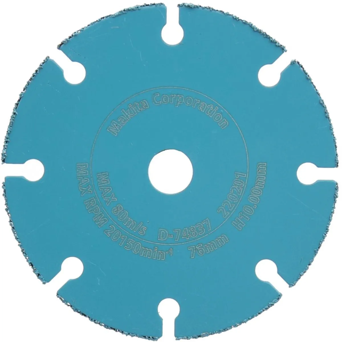 Makita D-74837 Doorslijpschijf 76mm - HM/TCG