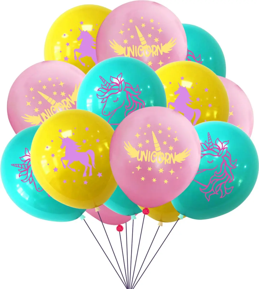 Unicorn Party Set Verjaardag - 36-delig Multicolor
