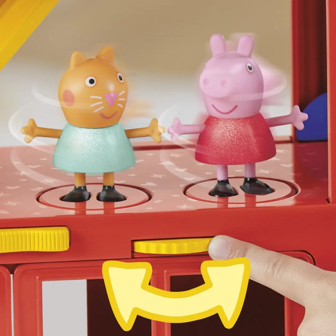 Peppa Pig Peppa's 2-in-1 Feestbus - Multicolor