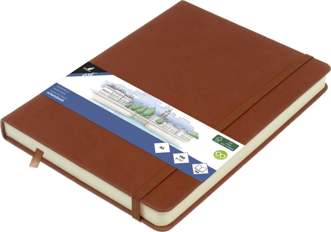Kangaro K-861227 Schetsboek A5 Cognac