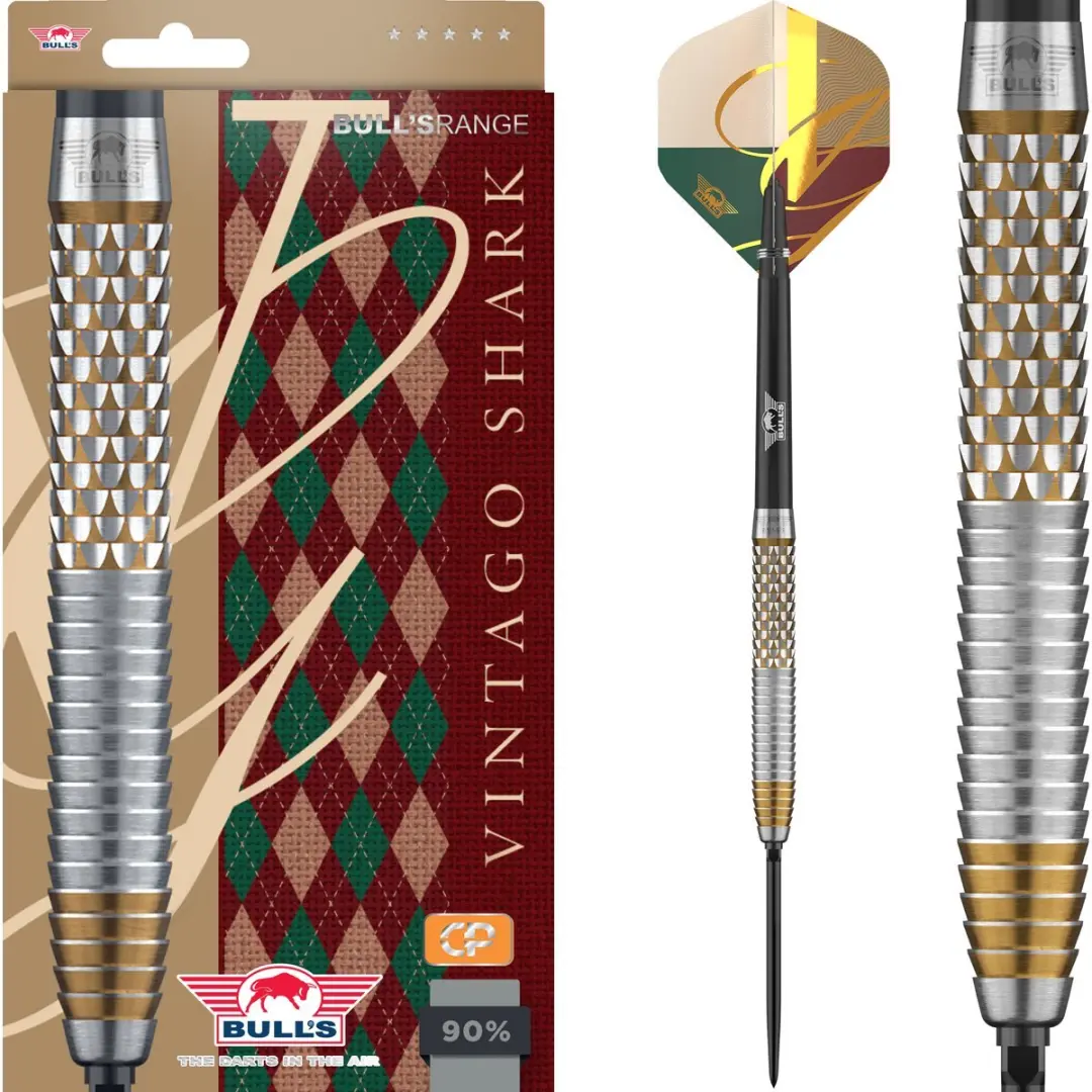Bull's Vintago Shark Convertible Point Dartpijlen - 3 Stuks