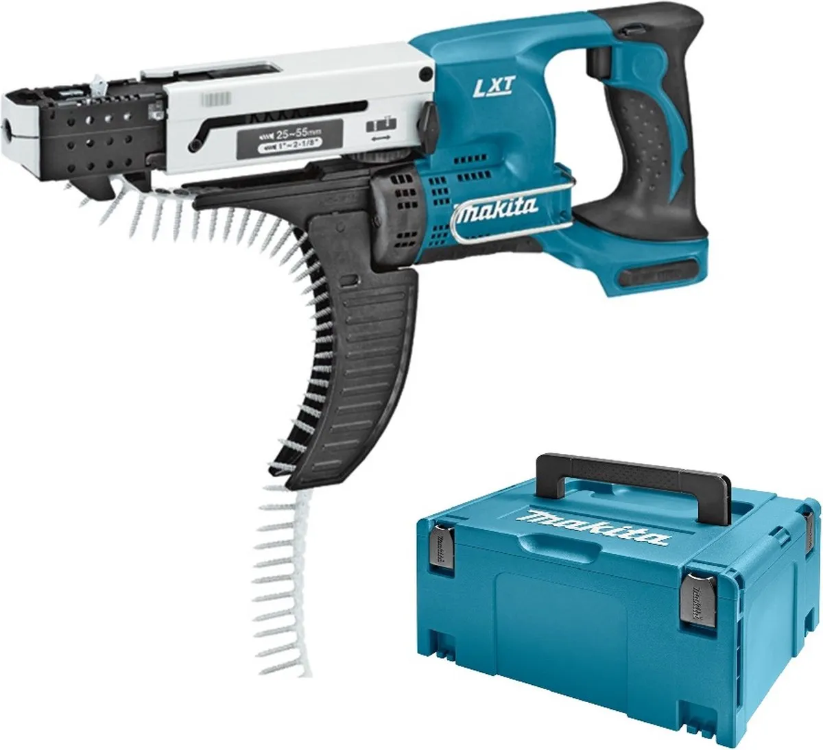 Makita DFR550ZJ Schroefautomaat - Auto-Feed 18V