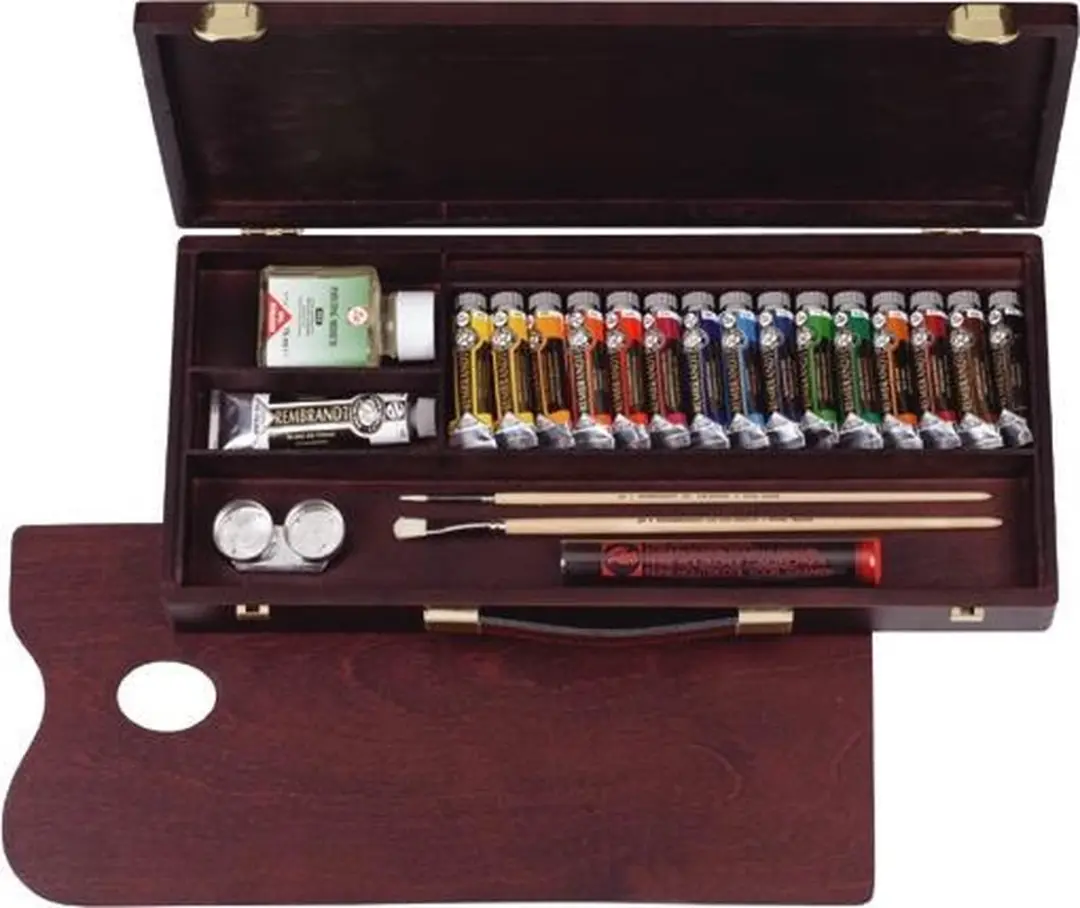 Rembrandt Oil Colour Traditional Kist