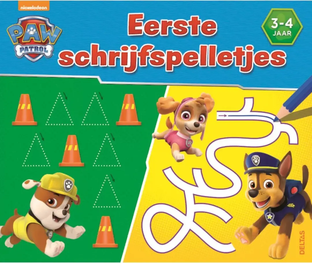 PAW Patrol Kleurboek & Eerste Schrijfspelletjes 32 Pagina's - Multicolor - afbeelding 6 van 6