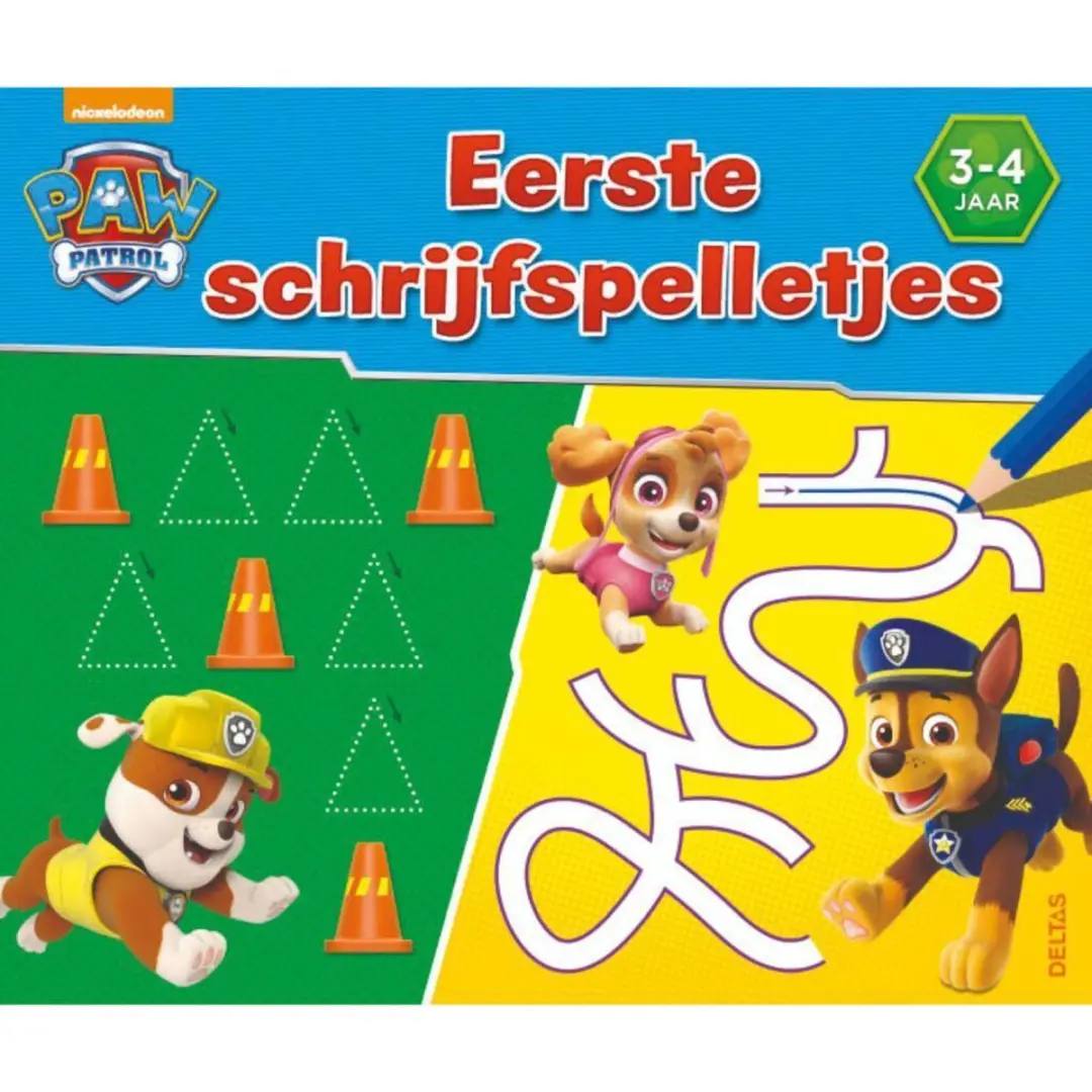 PAW Patrol Kleurboek & Eerste Schrijfspelletjes 32 Pagina's