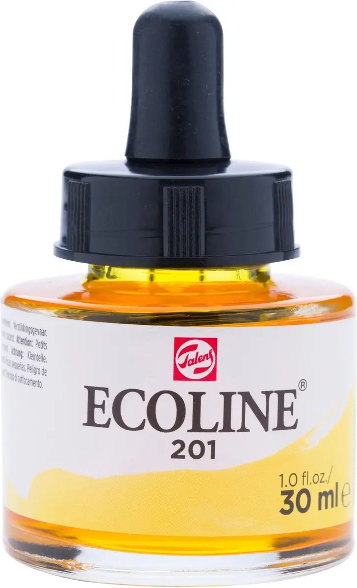Ecoline 201 Lichtgeel Verf 30ml