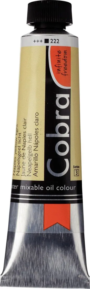 Cobra Artist Olieverf #222 Napelsgeel Licht 40ml