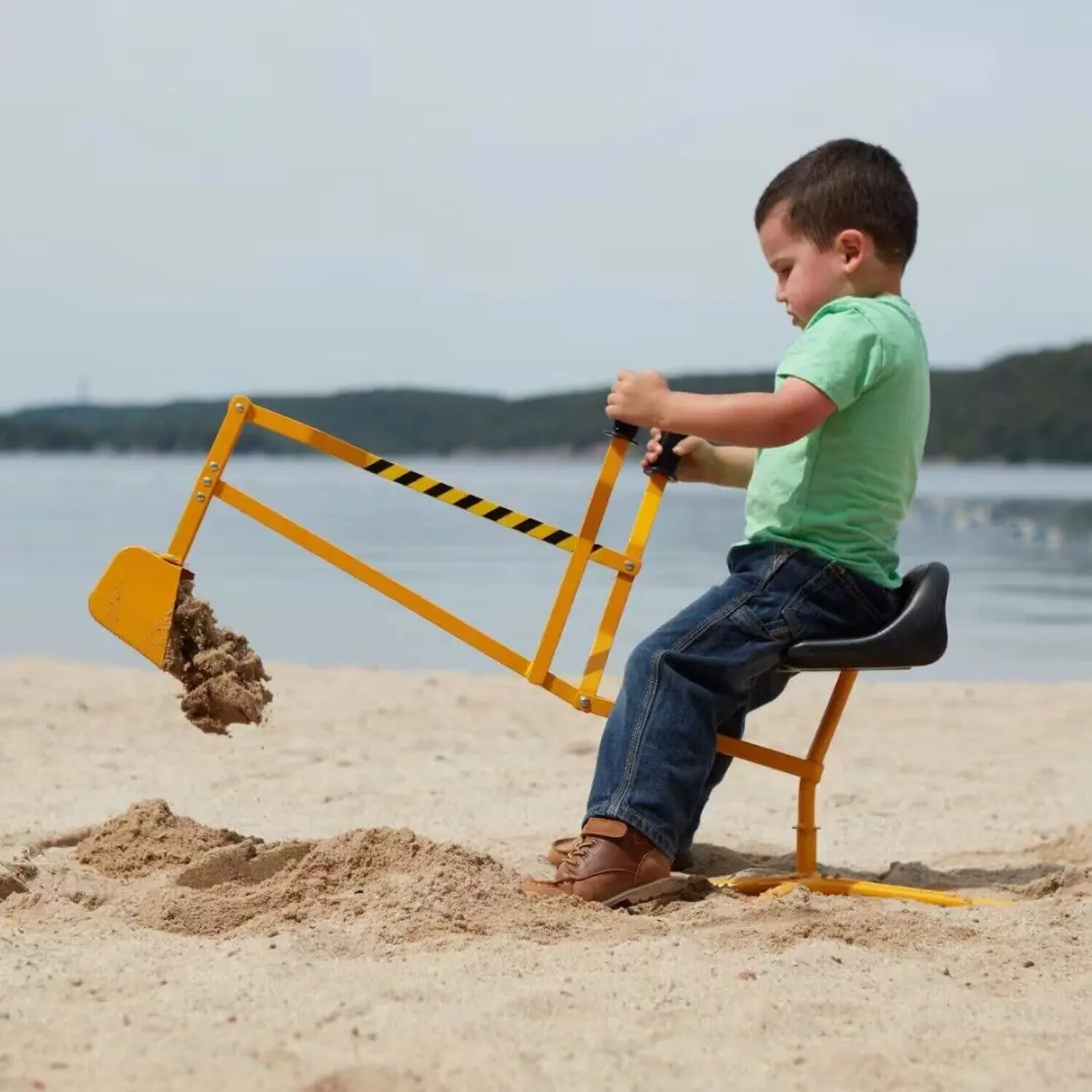 Talen Tools Graafmachine voor kinderen - Metaal Geel