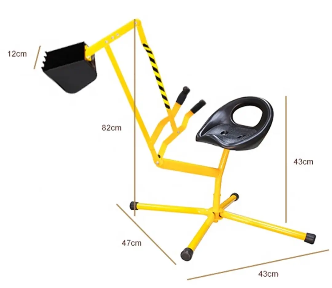 Talen Tools Graafmachine voor kinderen - Metaal Geel