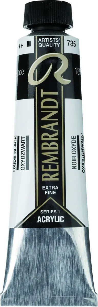 Rembrandt Acryl Oxide Black 735