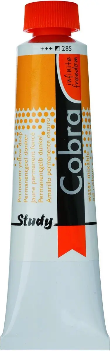 Cobra Study Olieverf 40ml Permanent Yellow Deep