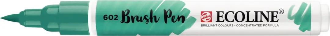 Ecoline Brushpen Donker Groen 602