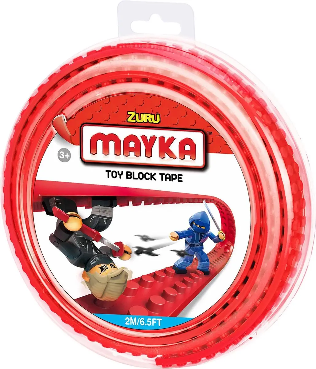 ZURU Mayka Bouwblokjes Tape Rood
