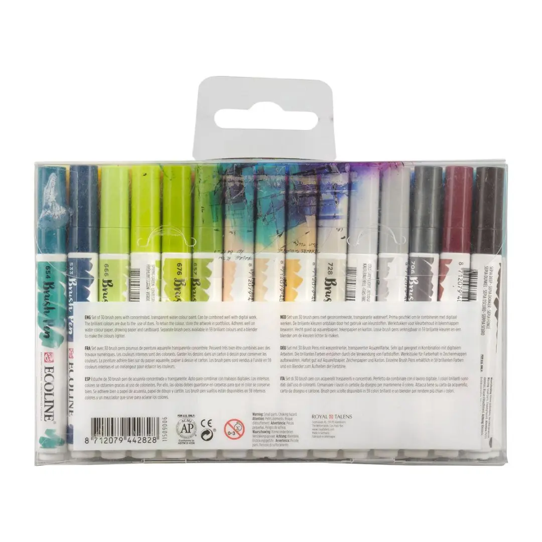 Ecoline Aquarelpapierblok A3 290g/m² - 12 Vel Wit - afbeelding 6 van 6