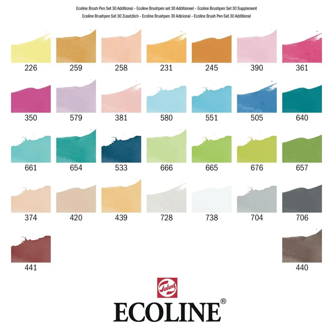 Ecoline Aquarelpapierblok A3 290g/m² - 12 Vel Wit