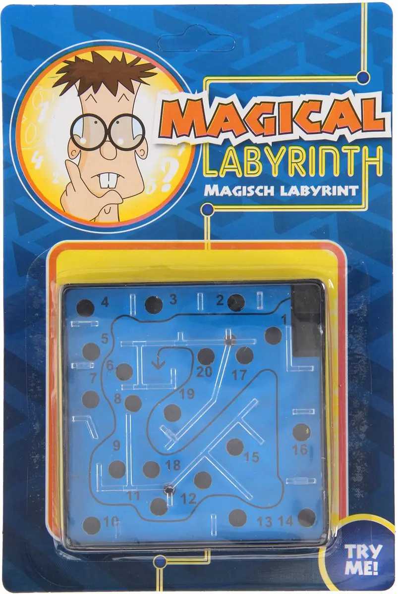 Johntoy Magische Doolhof Kaartspel - Geel/Blauw