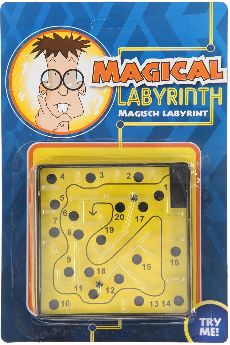 Johntoy Magische Doolhof Kaartspel - Geel/Blauw