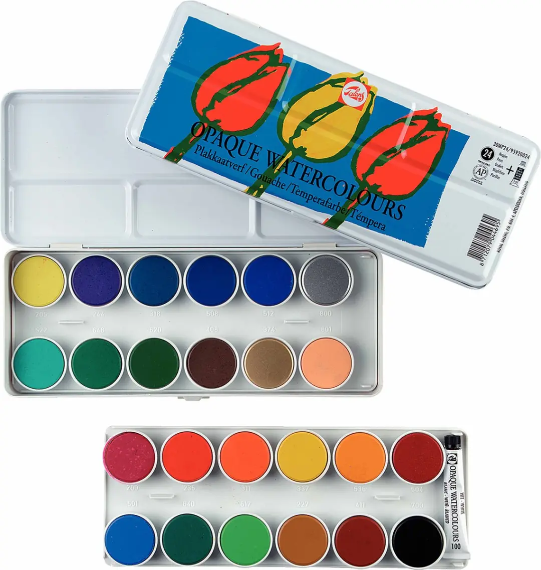 Talens Gouache Set 24 Kleuren
