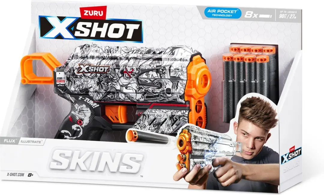 ZURU X-Shot Skins Flux Dart Blaster