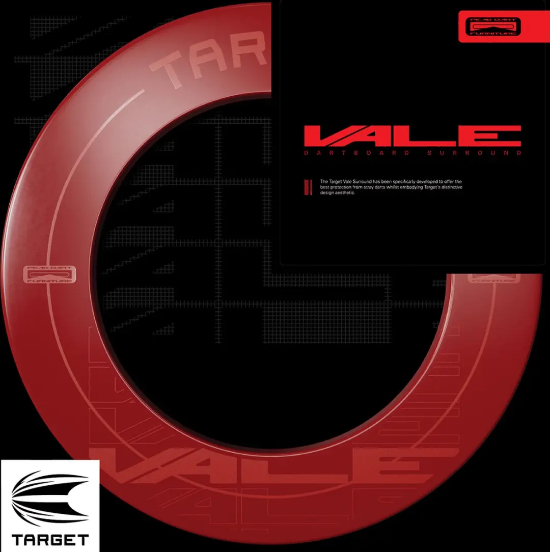 Target Vale Dartbord Surround - Rood