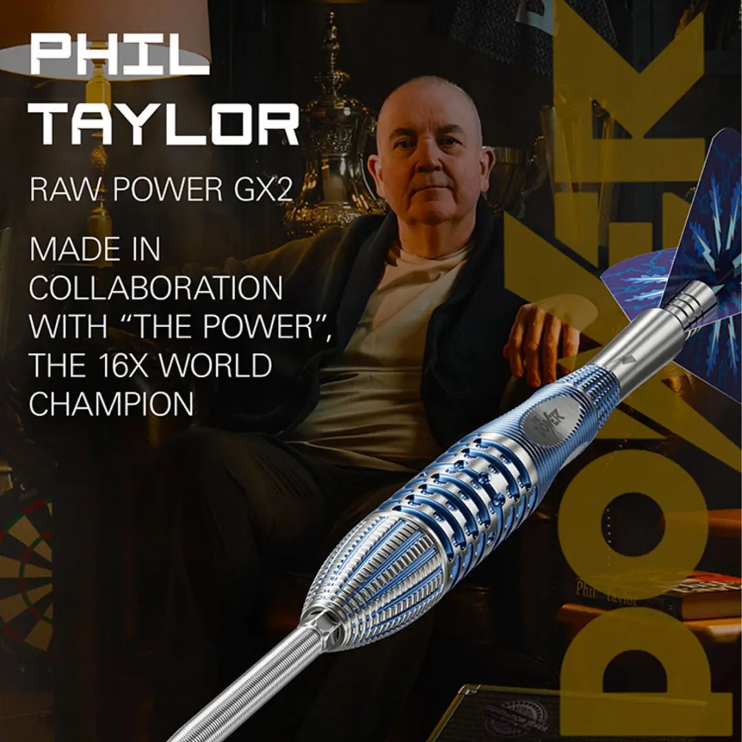 Target Phil Taylor Power Gx2 Swiss Point 95% Dartpijlen - 3 Stuks